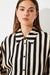 Lucie Blouse Striped Black