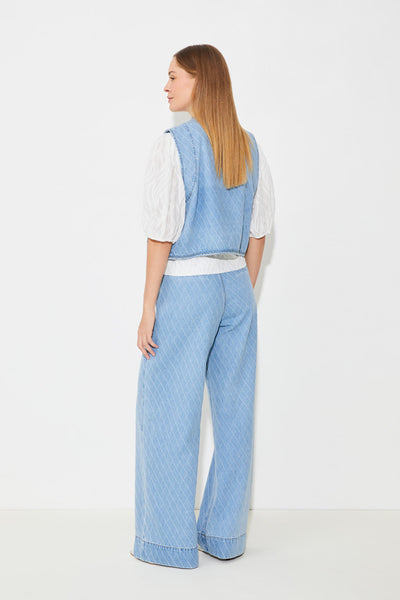 Dakota Short Jacquard Denim Jacket