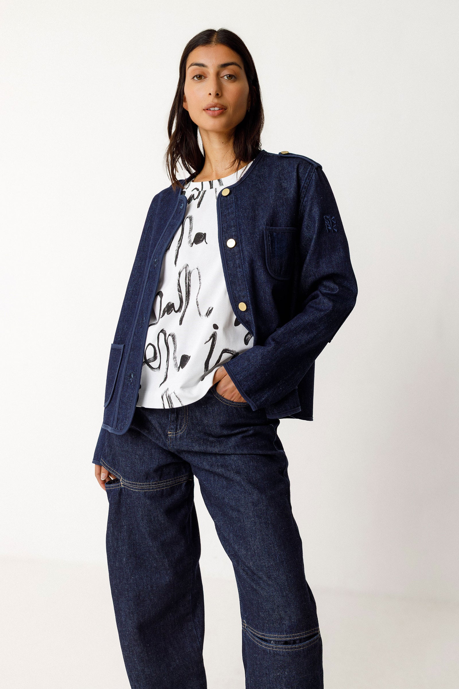 Aiku Jacket Deep Denim