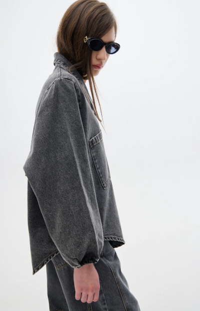 Camisa Cisne Denim Soft Stone