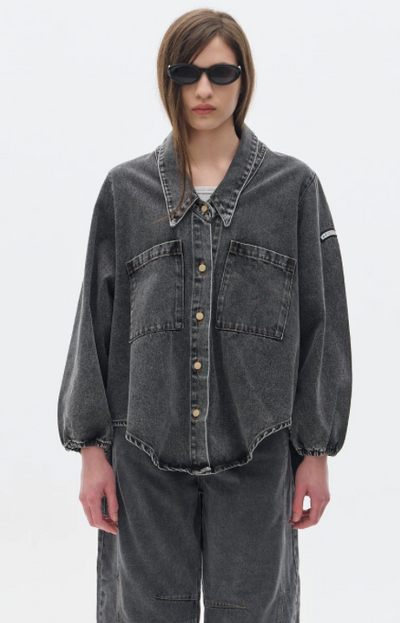 Camisa Cisne Denim Soft Stone