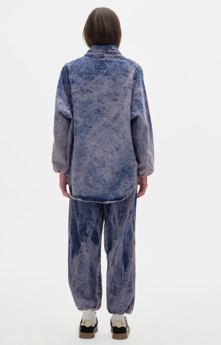 Camisa Cisne Denim Washed Rose