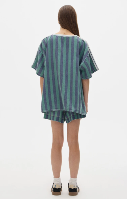 Tshirt Row ST Green Blue