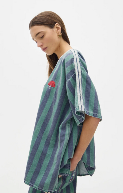 Tshirt Row ST Green Blue