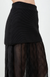 Woven Combo Maxi Skirt