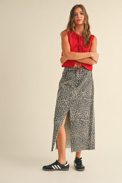 Marisela Skirt Leopard