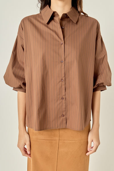 Dari Shirt Balloon Brown