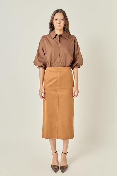 Dari Shirt Balloon Brown