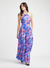 Isolde Maxi Cut Out Dress Sunsent Print