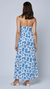 Saffie Maxi Dress Coral Print