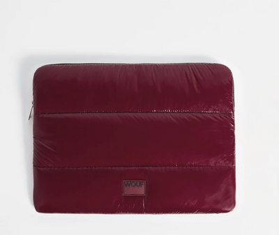 Burgundy Glossy Laptop Sleeve 13" & 14"