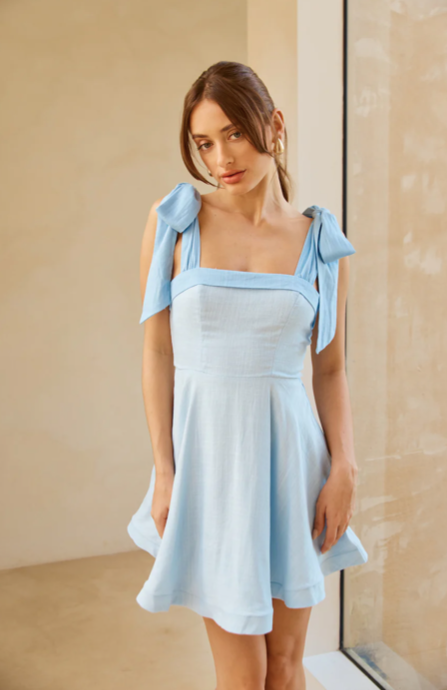 Karina Mini Dress SkY Blue