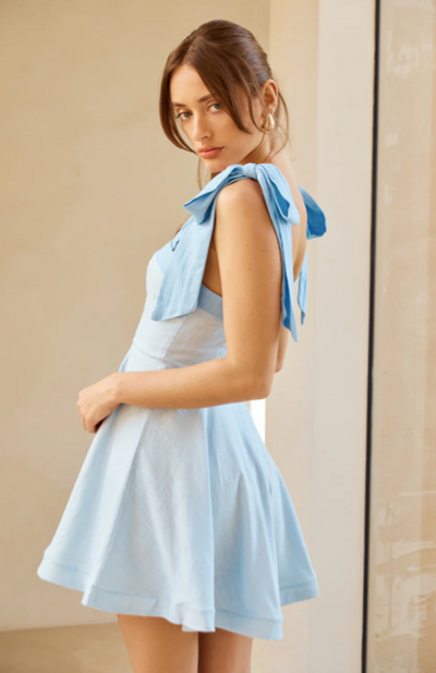 Karina Mini Dress SkY Blue