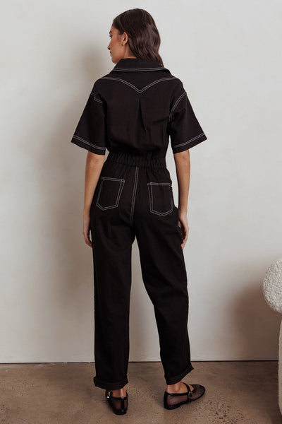 Greidely Jumpsuit Black