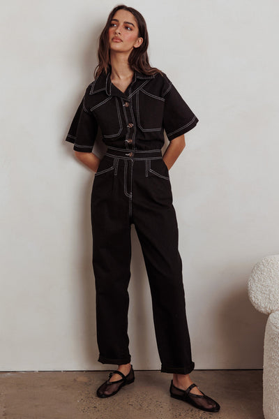 Greidely Jumpsuit Black