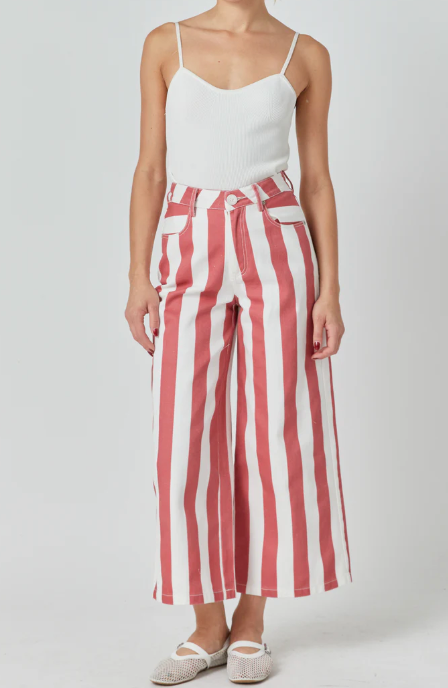 Bold Jeans Red White