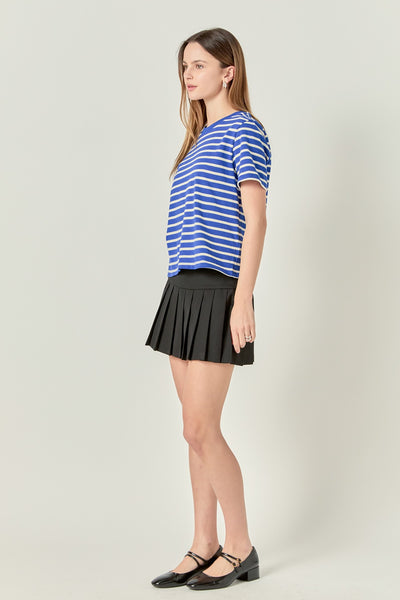 Mani Tshirt Stripe Navy