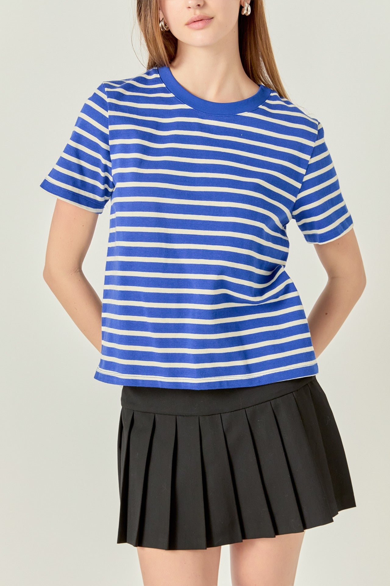 Mani Tshirt Stripe Navy