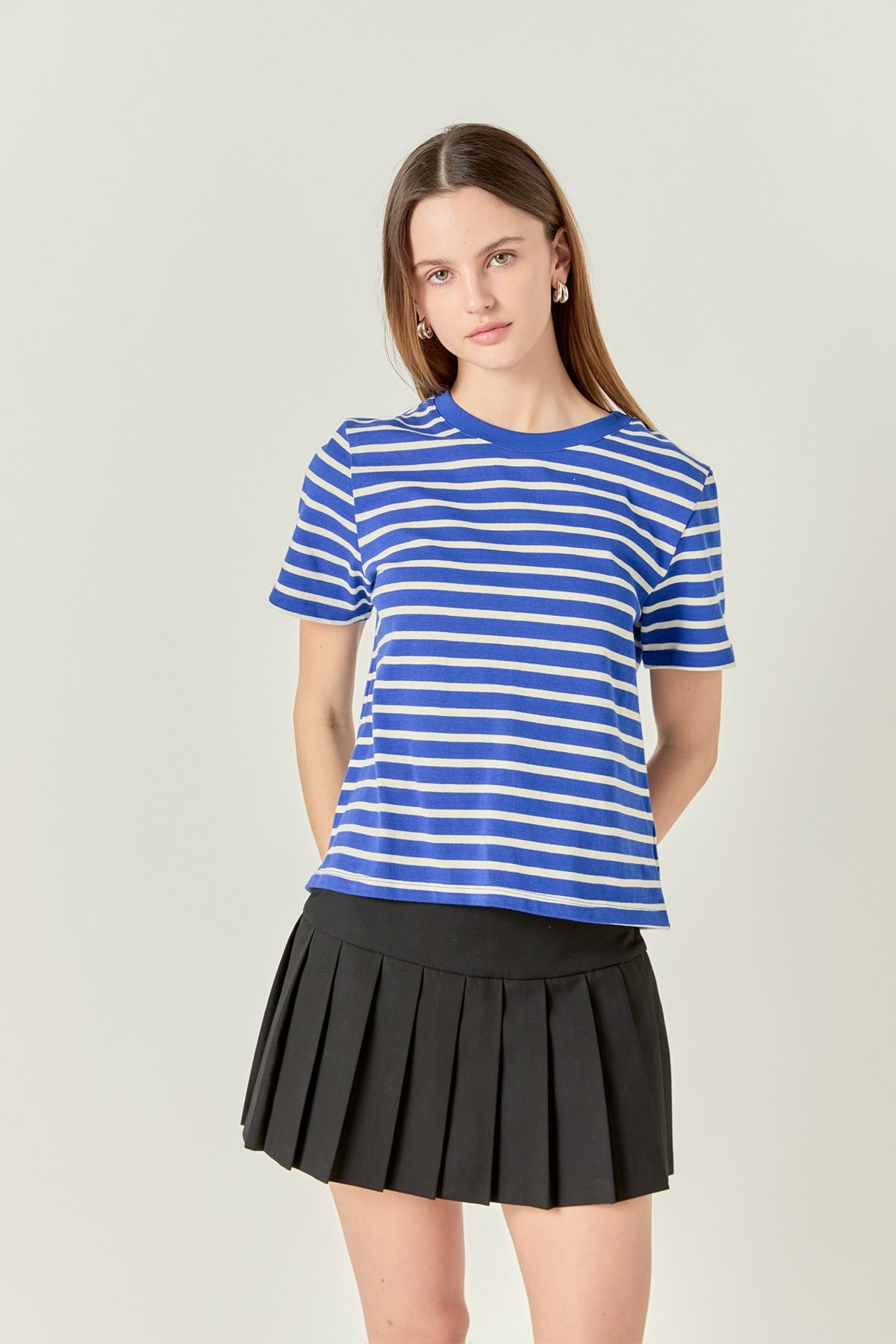 Mani Tshirt Stripe Navy