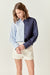 Colorblock Shirt Power Blue Navy