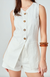 Juliette Line Vest White