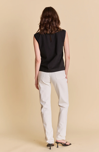 Soft Gilmmer Top Black