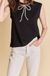Soft Gilmmer Top Black