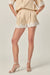 Elosie Short Beige White