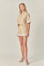 Elosie Shirt Beige White