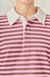 Rugby Polo Shirt Pink Brown