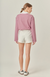 Rugby Polo Shirt Pink Brown