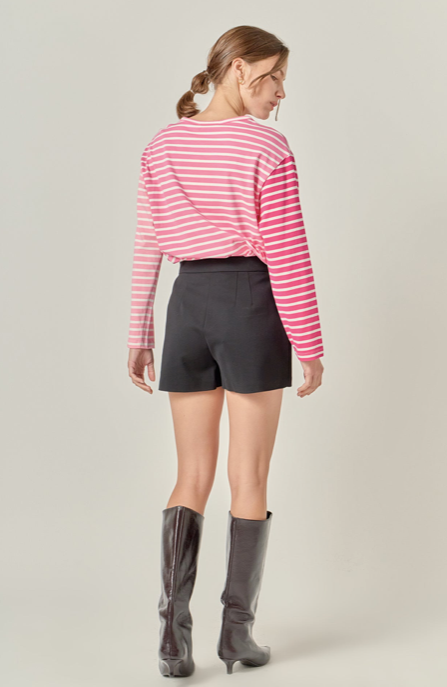 Tita Shirt Striped Pink Multi