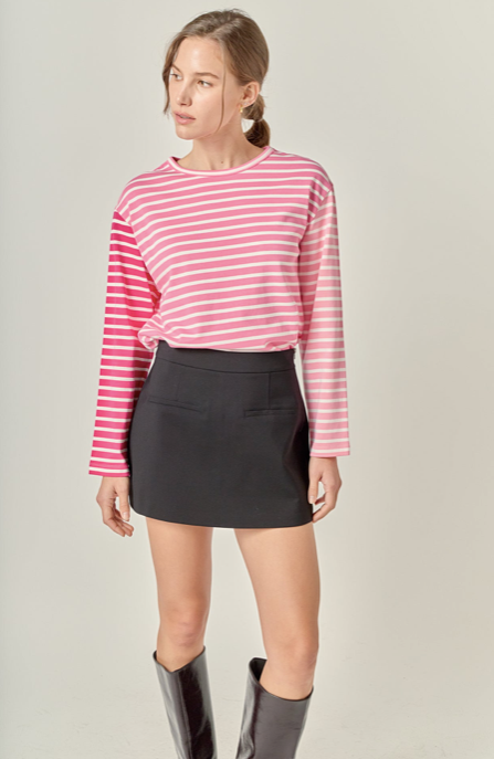 Tita Shirt Striped Pink Multi