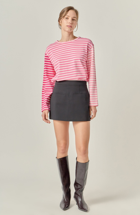 Tita Shirt Striped Pink Multi