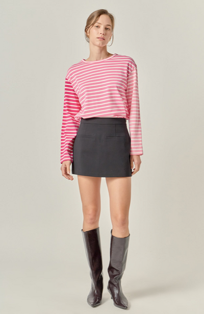 Tita Shirt Striped Pink Multi