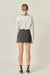 Collar Pointed Shirt White