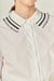 Collar Pointed Shirt White
