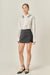 Collar Pointed Shirt White