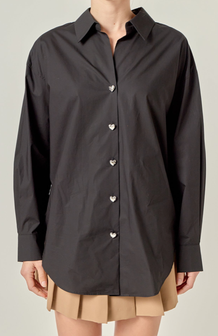 Claudia Shirt Black