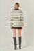 Striped Polo Shirt Cream Black