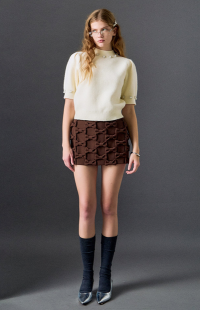Bow Skort Brown
