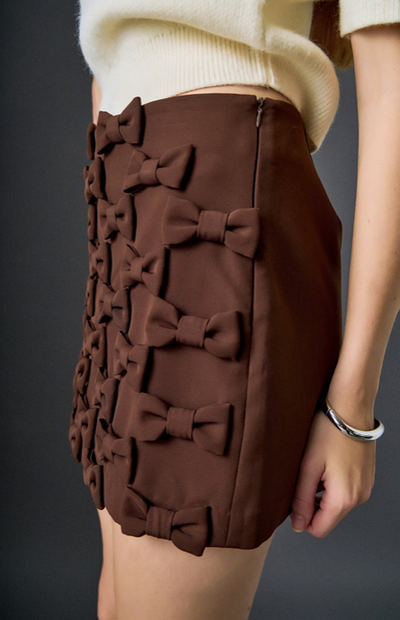 Bow Skort Brown