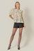 Linda Sheer Polka Dot Blouse Cream