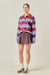 Ale Polo Sweater Blue Burgundy
