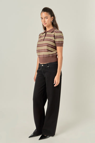 Elena Tshirt Brown Multi
