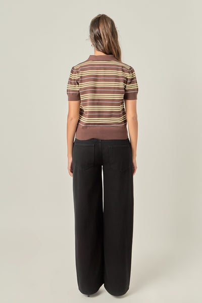 Elena Tshirt Brown Multi