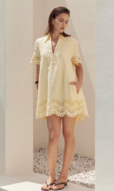 Bluma Short Sleeve Mini Dress