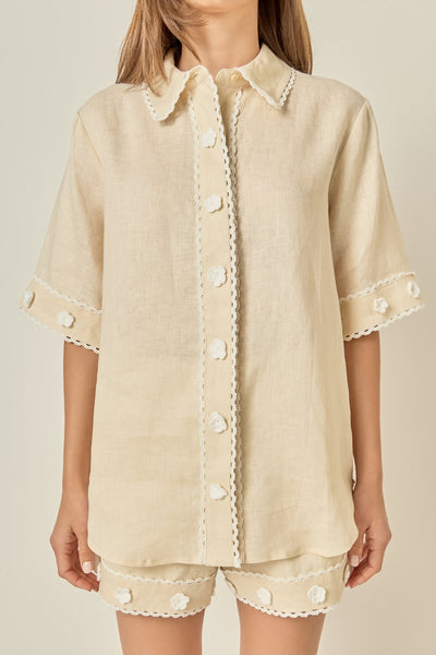 Andrea Shirt Lt Beige