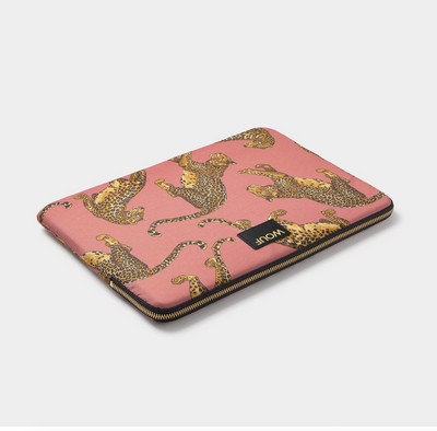 Blush Leopard Laptop Sleeve