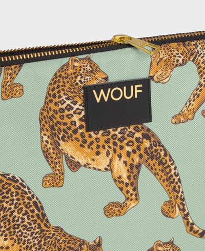 Emerald Leopard Laptop Sleeve 13 & 14